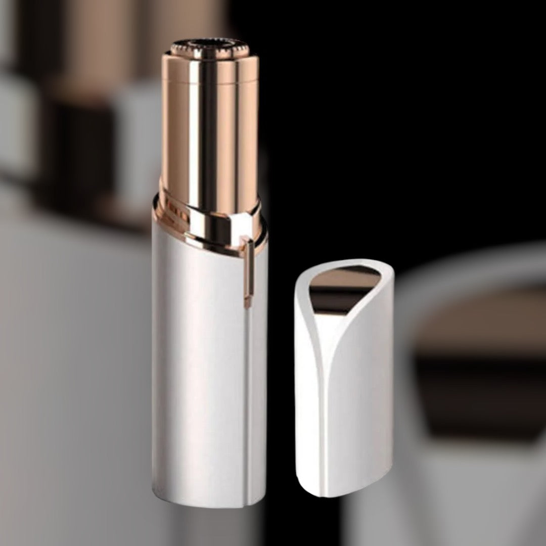 Damen schmerzlos Mini Lippenstift Form Haarentfernung Gesichtsbehaarung USB