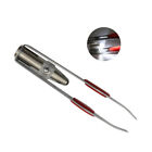 2x LED Licht Wimpern Augenbraue Haar Edelstahl Lady Make Up Entfernung Pinzett