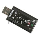 Extern USB Audio Adapter externen Soundkarte 7.1 3D Sound Kopfhörer Headset PS3