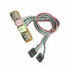 1 Stück (PC Computer Kasten) Frontblende USB Audio Anschluss Mic Kopfhoerer Kab