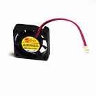 1x12V 2 Pin 40mm Mini 4 cm DC bürstenlosen Computer Kühler Lüfter PC schwarz