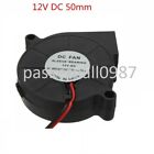12V DC 50x50mm 6500 U / min Schlagradiale Kühlung Lüfter Hotend Für RepRap 3D Dr