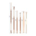 6 Teile/satz Tragbare Edelstahl Spirale Ohr Löffel Ohrenschmalz Entfernung