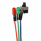 ATX PC Computer Motherboard Stromkabel Schalter Ein / Aus / Zurücksetzen mit LED