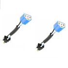 2 Stück Keramik Buchse an Stecker Kabelbaum Adapter Lampenfassung H4 für Autos