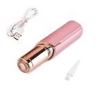 Damen schmerzlos Mini Lippenstift Form Haarentfernung Gesichtsbehaarung USB