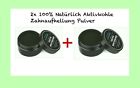 2x 100% Natürlich Aktivkohle Zahnaufhellung Pulver für Zähne