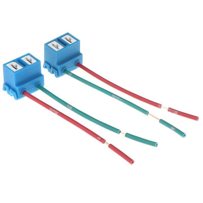 2x H7 2 Pins Scheinwerfer Reparatur Lampenträger Stecker Stecker Draht Buc B9