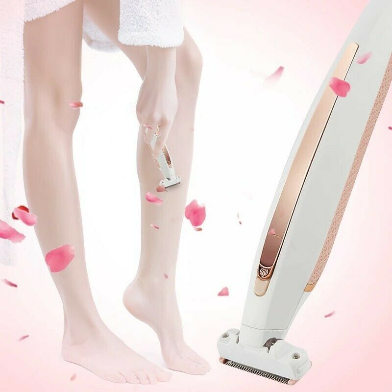 USB Rechargable Rasierer + 1 Ersatzkopf Für Frauen Gesichts Haar Remover Bein