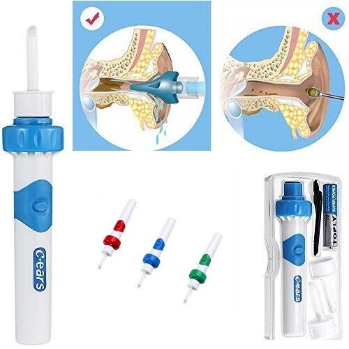 Intelligent Ohrenschmalz Entfernung Elektrisch Mit 2 Soft Silicone