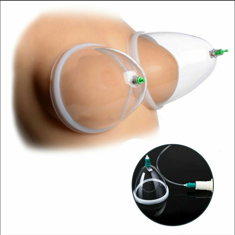 2X Größe Vakuum Busen Vakuumbrüste Brustvergrößerung Schröpfpumpe