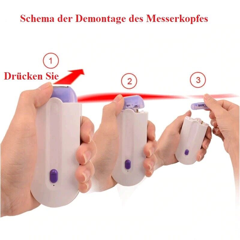 Frauen Remover Instant Schmerzfreie FinishingTouch Haarentfernung Körper