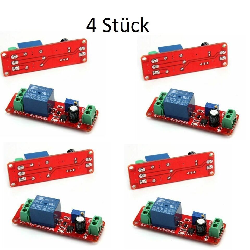 NE555 DC 12V Delay Relay shield Timer Switch Adjustable Module 0 To 10 Second