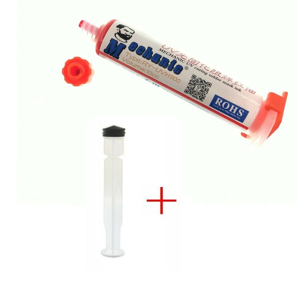 Mechaniker 10ml 6 Farbe Uv-härtung Solder Maske Tinte für PCB BGA Platine Isolie