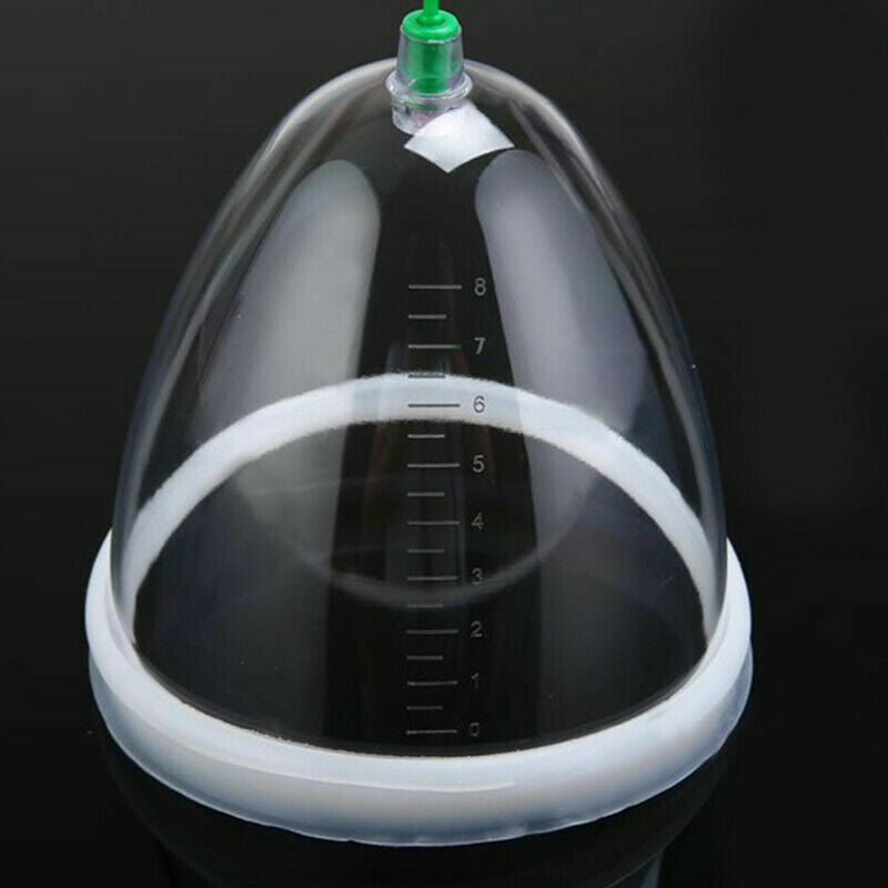 2X Größe Vakuum Busen Vakuumbrüste Brustvergrößerung Schröpfpumpe