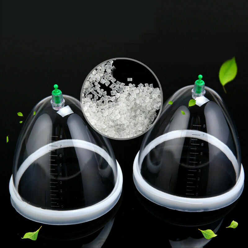 2X Größe Vakuum Busen Vakuumbrüste Brustvergrößerung Schröpfpumpe