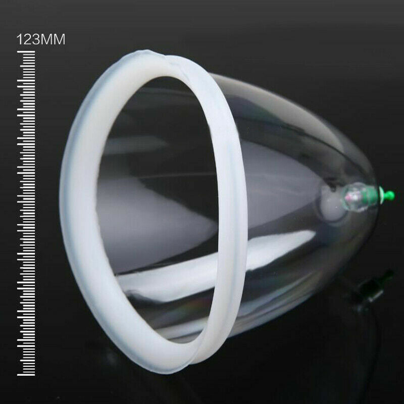 2X Größe Vakuum Busen Vakuumbrüste Brustvergrößerung Schröpfpumpe