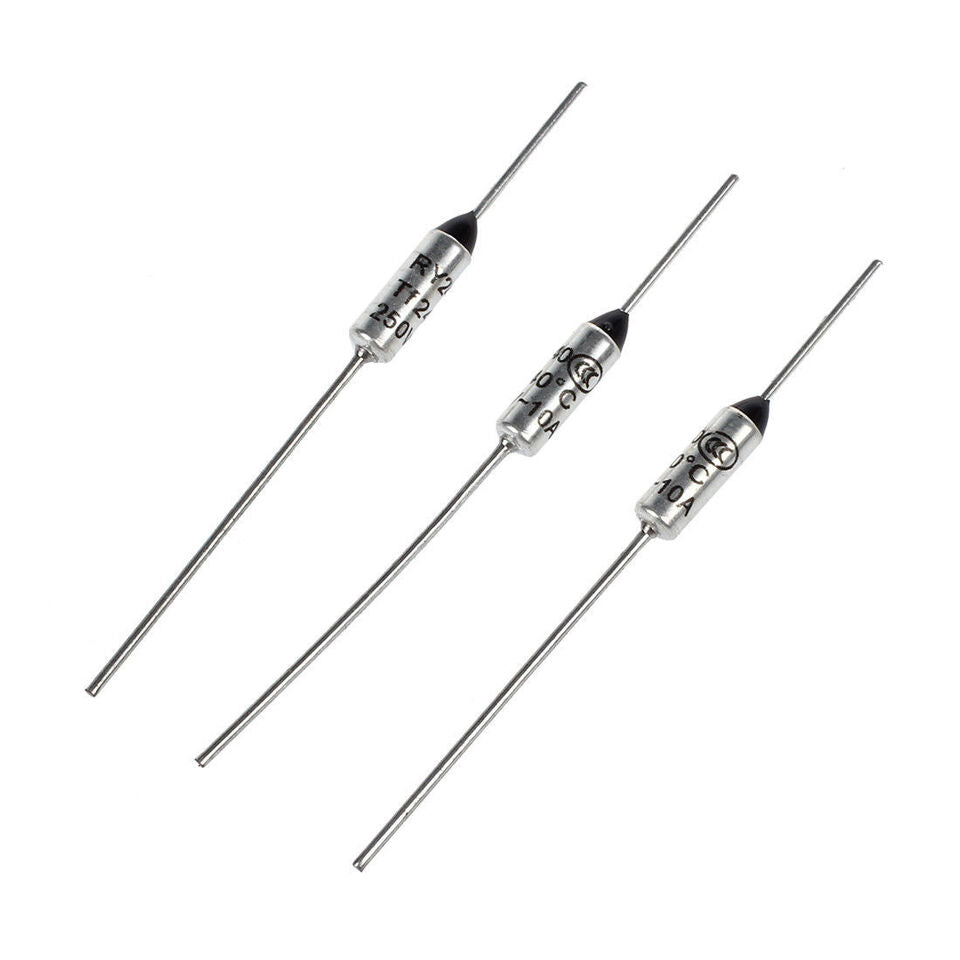 10 Stück TF 240 Grad Celsius Thermosicherung Temperatursicherung 250V 10A V2P9