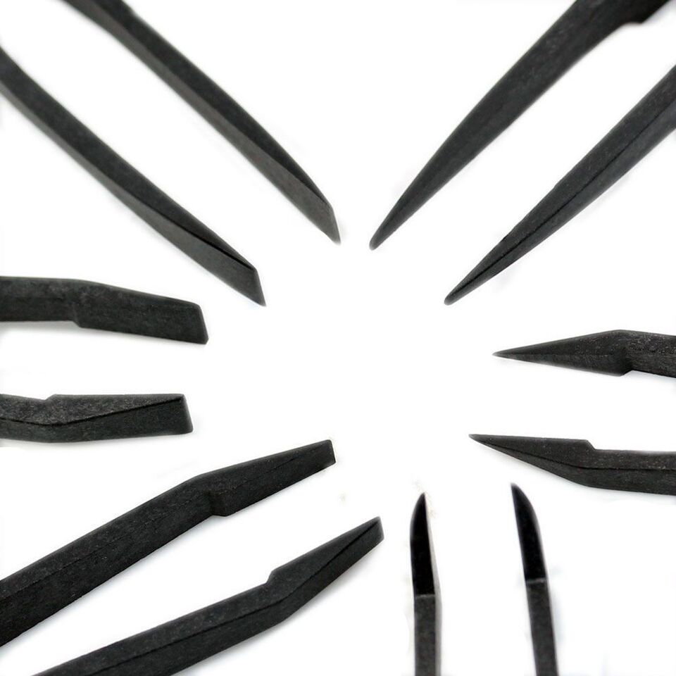 6 Stück Praezisions-Pinzette Set Kunststoff antistatisch Werkzeug