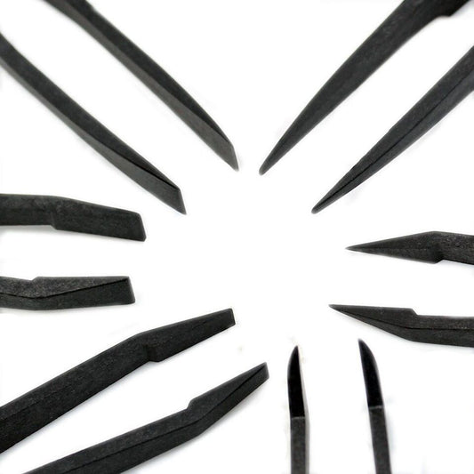 6 Stück Praezisions-Pinzette Set Kunststoff antistatisch Werkzeug