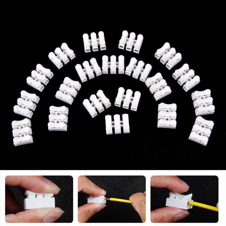10 stücke Selbstsichernde mini 3 Pin Kabelstecker Schnellverbinder Draht Termina