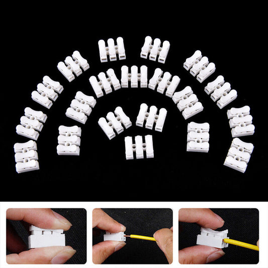 10 stücke Selbstsichernde mini 3 Pin Kabelstecker Schnellverbinder Draht Termina