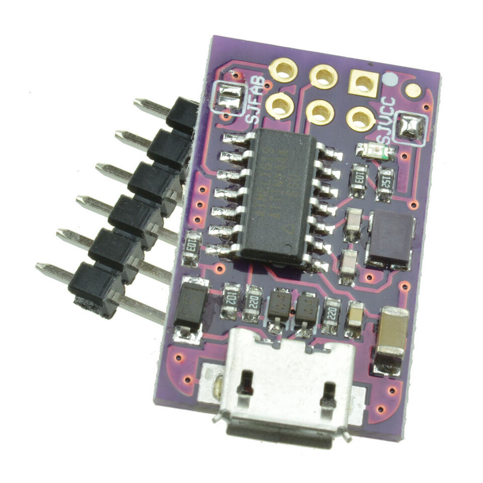 5V Micro USB Kleiner AVR ISP ATtiny44 USBTinyISP Programmierer für Arduino Bootl