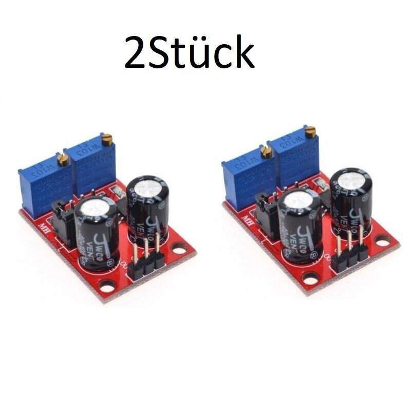 2 STÜCK NE555 Duty Cycle und Frequenz Einstellbare Modul Quadrat rechteckigen